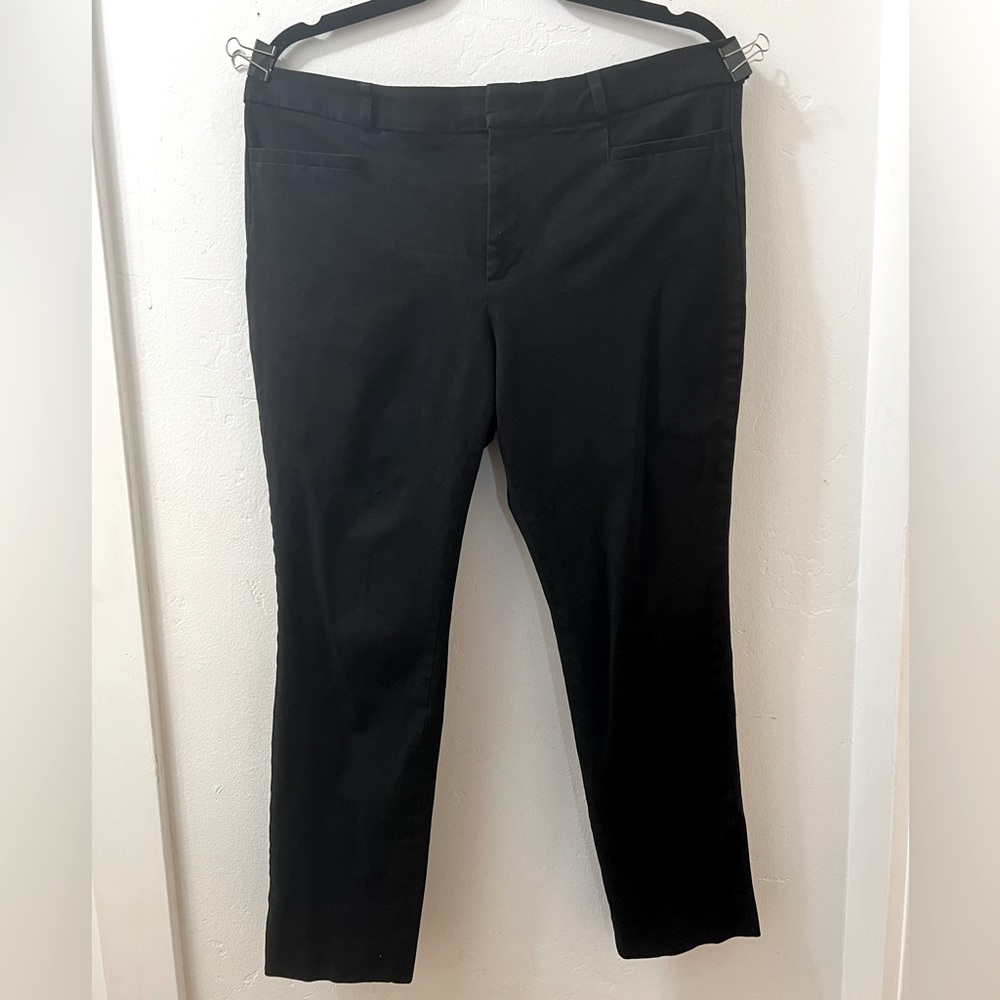 Banana Republic Black Sloan Skinny Pants Size 14